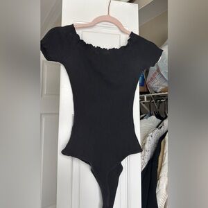 Black Off The Shoulder Bodysuit